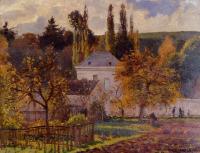 Pissarro, Camille - Bourgeois House in l'Hermitage, Pontoise